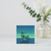 Maxfield Parrish Stars Vierkante Visitekaartje (Staand voorkant)