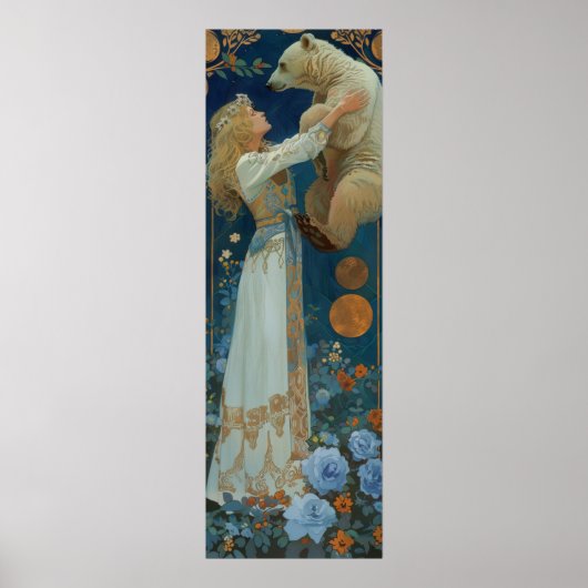 Maxfield Parrish stijl Nordic Prince Poste Poster (Voorkant)