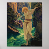 Maxfield Parrish The Canyon Poster (Voorkant)
