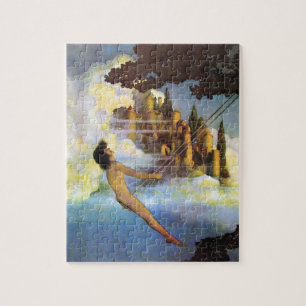 Maxfield Parrish The Dinky Bird  Book Legpuzzel