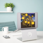 Maxfield Parrish The Lantern Bearers 1908 Vintage Sticker (Laptop op bureau)