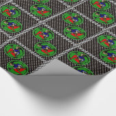 Maxfield Parrish-y Christmas Elf Cadeaupapier (Hoek)