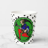 Maxfield Parrish-y Christmas Elf Papieren Bekers (Voorkant)