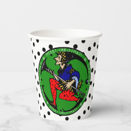 Maxfield Parrish-y Christmas Elf Papieren Bekers