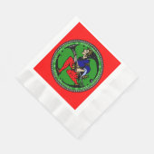 Maxfield Parrish-y Christmas Elf Servet (Hoek)