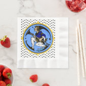 Maxfield Parrish-y Hanukkah Elf Servet (Insitu)