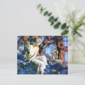 Maxfield Parrish's Fair Princess en de Gnomes Briefkaart (Staand voorkant)