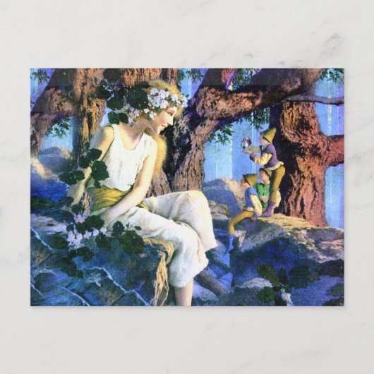 Maxfield Parrish's Fair Princess en de Gnomes Briefkaart (Voorkant)