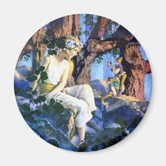 Maxfield Parrish's Fair Princess en de Gnomes Magneet (Voorkant)