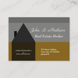 Maxi Impression Classy Home Sale Real Estate Agent Visitekaartje