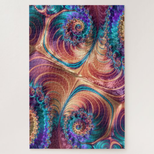 Maxi Puzzle mit Geschenkbox (Fraktal style 006) Legpuzzel (Verticaal)