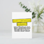 Maxillofaciale chirurg... moeilijkste baan briefkaart (Staand voorkant)