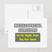 Maxillofaciale Chirurgen...Slimmer Briefkaart (Voorkant / Achterkant)
