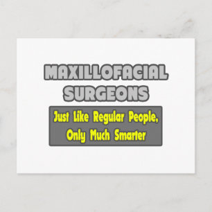 Maxillofaciale Chirurgen...Slimmer Briefkaart