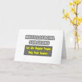 Maxillofaciale chirurgen... slimmer kaart (Gele Bloem)