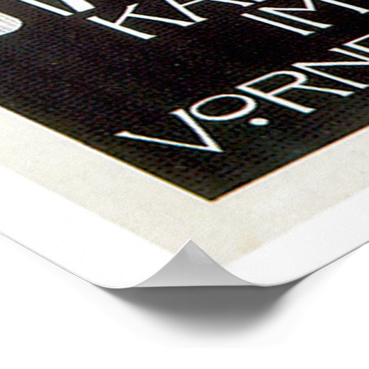 Maxim Bar  Food and Art Poster (Hoek)