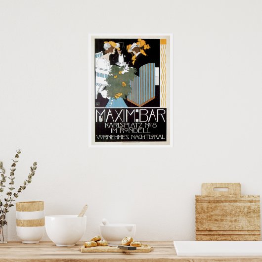 Maxim Bar Food and Art Poster (Keuken)