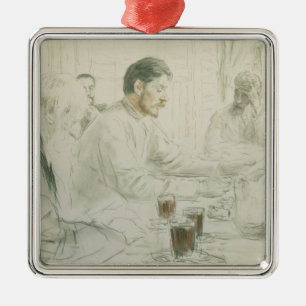 Maxim Gorky leest zijn gedicht 'Kinderen' Metalen Ornament