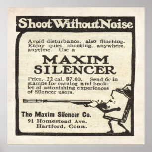Maxim Silencer en vanaf 1920 Poster