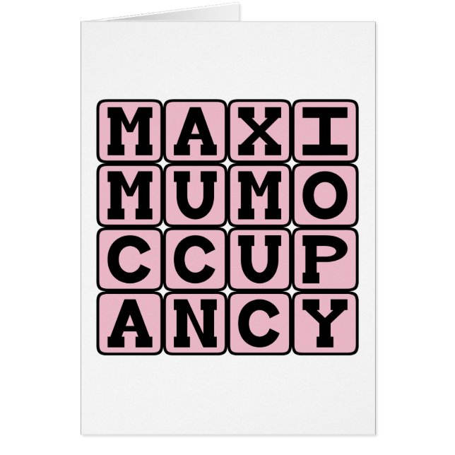 Maximaal aantal bezetters, Grappige zwangerschap (Voorkant)