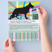Maximaal Duitse Herdershond gepersonaliseerde Flye Flyer (Hand)