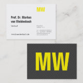 Maximaal Elegant Visitekaartje (Voorkant / Achterkant)
