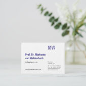 Maximal Elegant groß Visitekaartje (Staand voorkant)