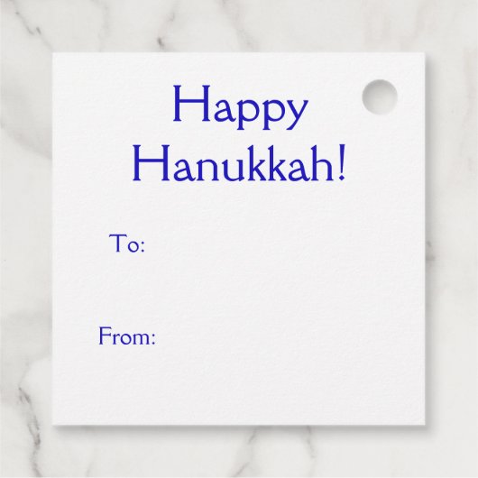 Maximal Hanukkah Bedankjes Labels (Achterkant)
