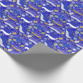 Maximal Hanukkah Cadeaupapier (Hoek)