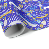 Maximal Hanukkah Cadeaupapier (Rol Hoek)