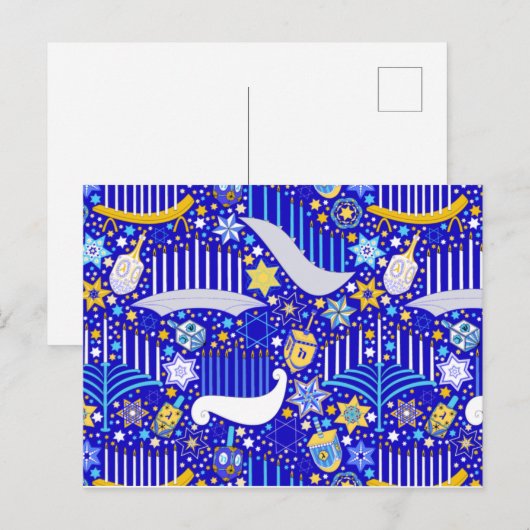 Maximal Hanukkah Feestdagenkaart (Voorkant / Achterkant)