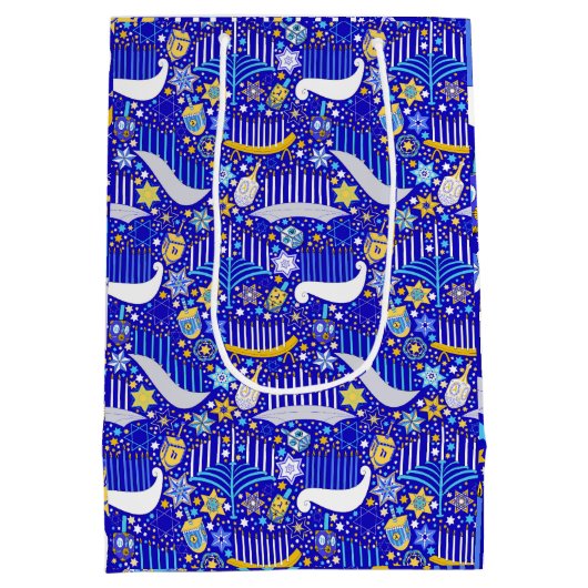 Maximal Hanukkah Medium Cadeauzakje (Achterkant)