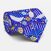 Maximal Hanukkah Stropdas (Opgerold)