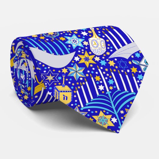 Maximal Hanukkah Stropdas (Opgerold)