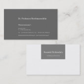 Maximal Understatement Visitekaartje (Voorkant / Achterkant)