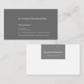 Maximal Understatement Visitekaartje (Voorkant / Achterkant)