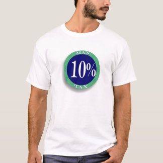 Maximale belasting, BTW, nationale verzekering 10% T-shirt