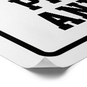 Maximale bezettingsgraad bewerkbaar poster (Hoek)