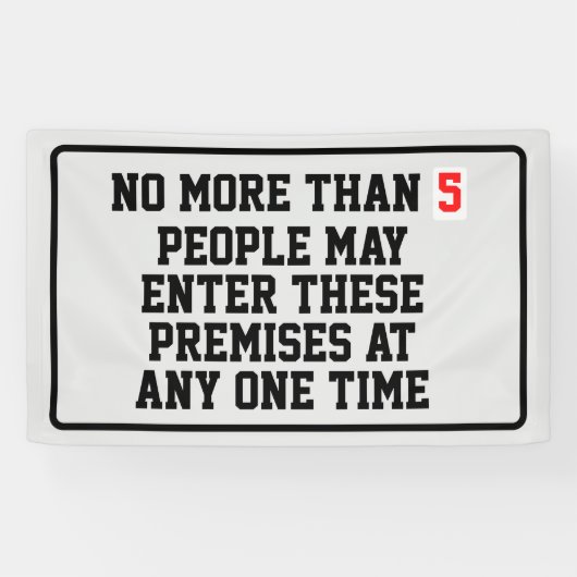 Maximale bezettingsgraad bewerkbaar spandoek (Horizontaal)