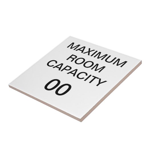 Maximale capaciteit ruimte tegeltje (Zijkant)