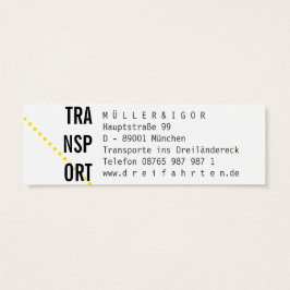 Maximale mini visitekaartjes