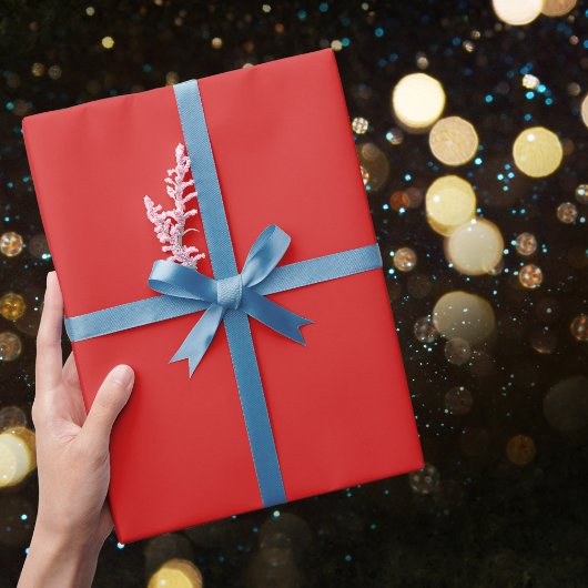 Maximale rode effen kleur cadeaupapier