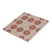 Maximalisalistisch geometrische tapijten (Terracot Tegeltje (Zijkant)