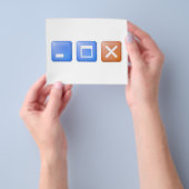 Maximaliseer internetverbinding sluiten flyer (Hand)