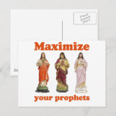 Maximaliseer uw profeten briefkaart (Voorkant / Achterkant)