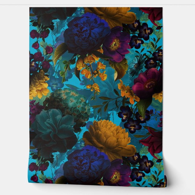 Maximalisme Mystic Bold Moody Florals Behang (Afrollen)
