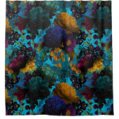 Maximalisme Mystic Bold Moody Florals Douchegordijn (Voorkant)