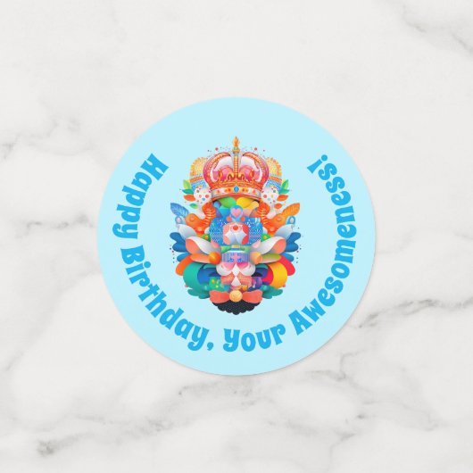 Maximalisme Verjaardag Confetti (Kleine voorkant)