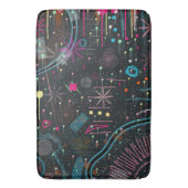 Maximalist Abstract Expression  Badmat (Voorkant Verticaal)