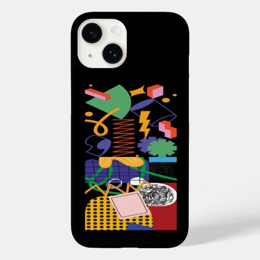 Maximalist Art Inspired Design Case-Mate iPhone Case (Achterkant)